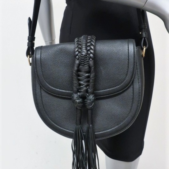 Altuzarra Ghianda Saddle Knot Bag Black - Picture 2 of 8